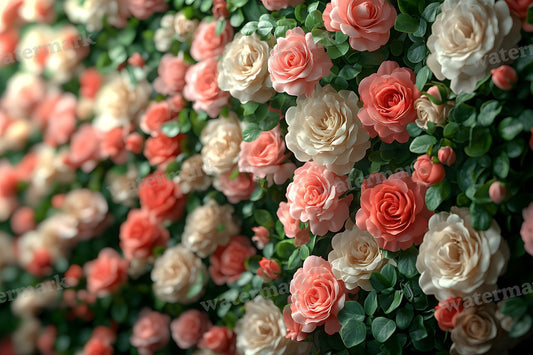 Romantic Rose Garden Backdrop Images