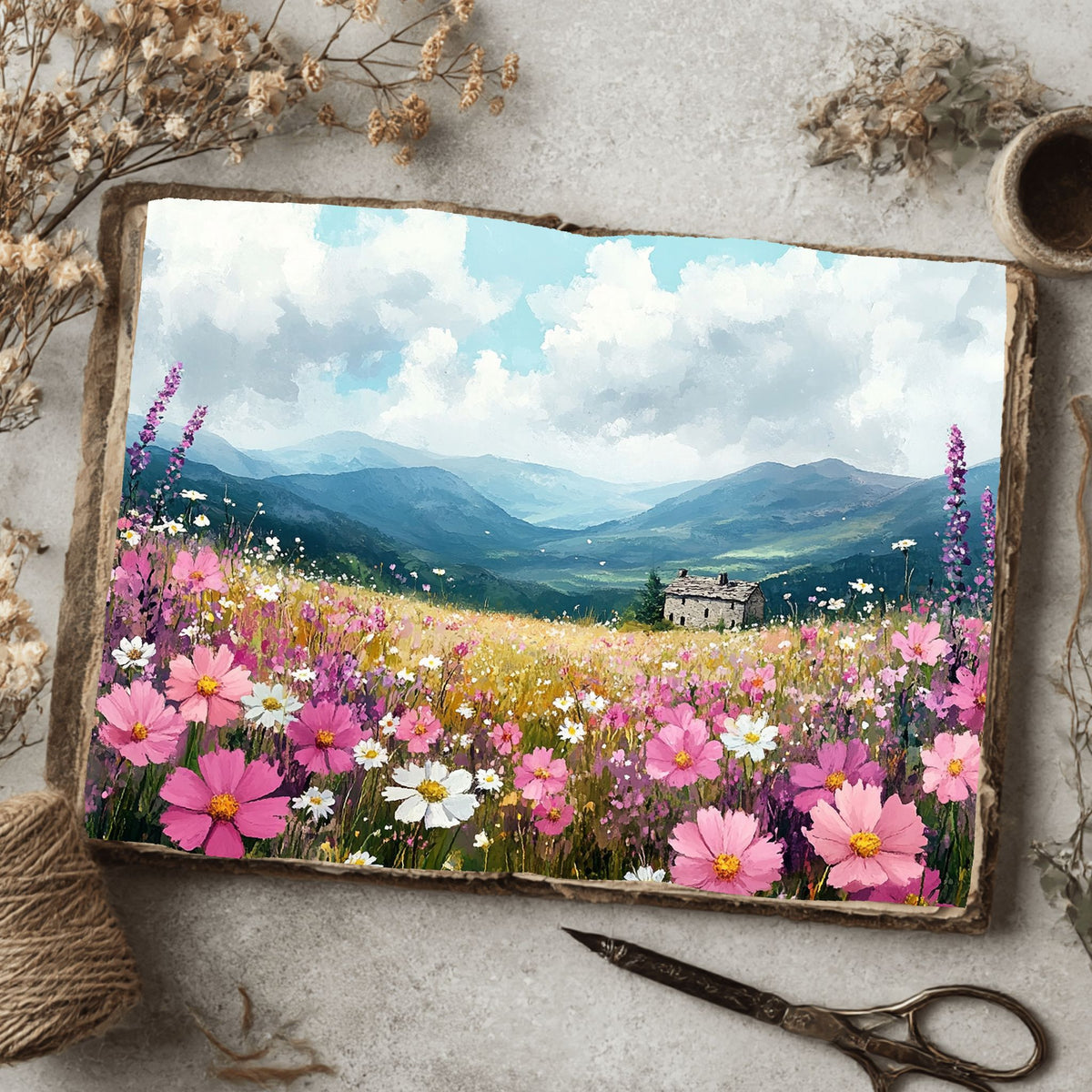 Secret Wildflower Cottage Writing Paper