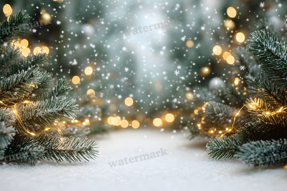 Snowy Forest Backdrop Images