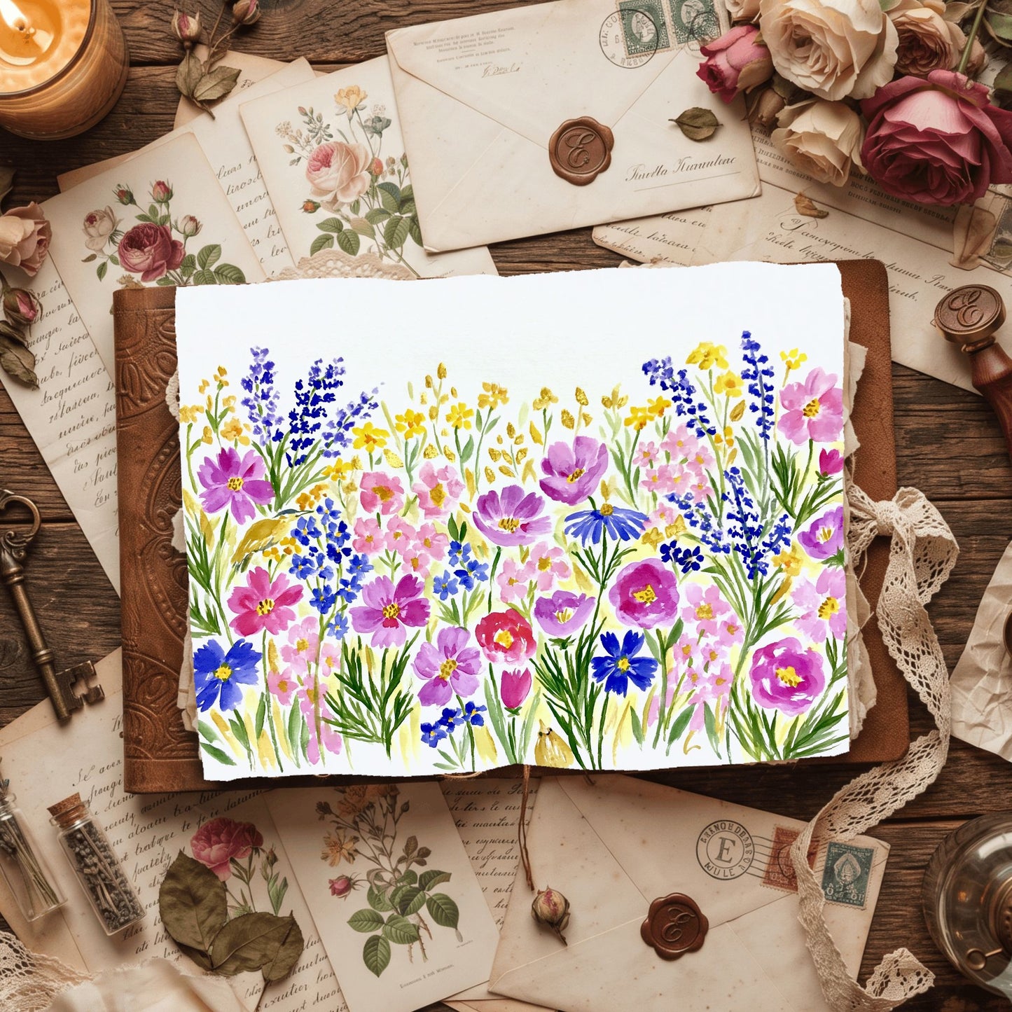 Soft Impressionist Landscape Painting