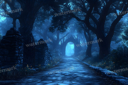 Spooky Forest Backdrop Images