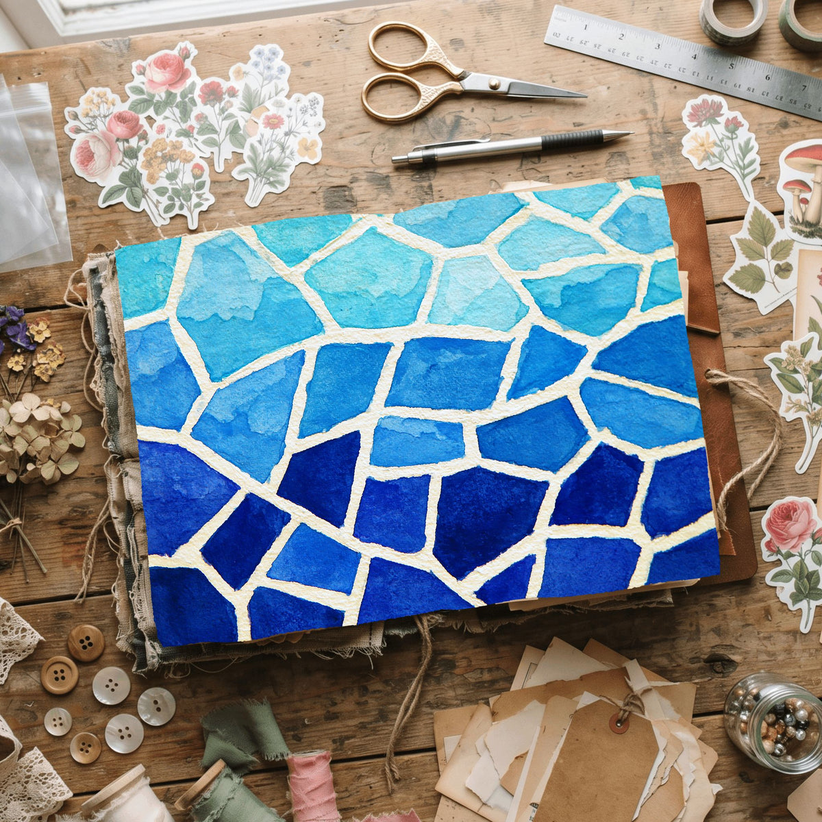Water Wave Texture Pattern