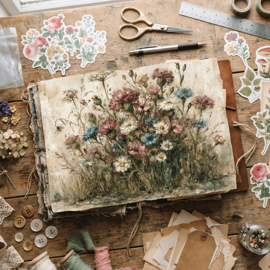 Wildflower Meadow Printable Paper