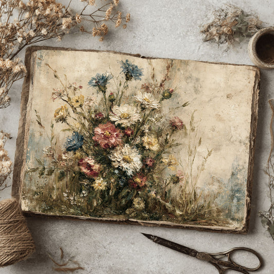 Wildflower Meadow Printable Paper