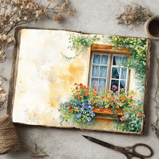 Wildflower Window Writing Paper