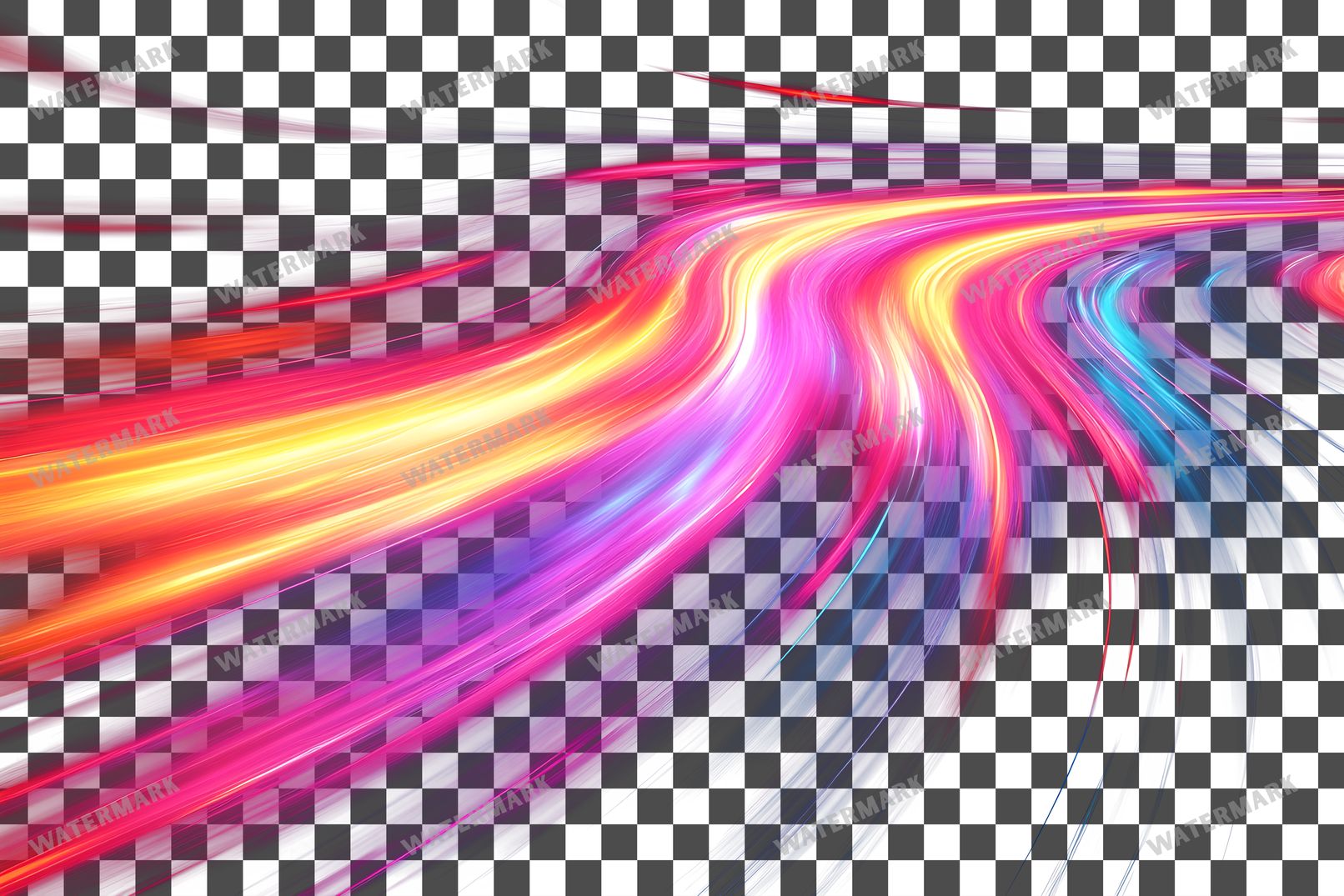 Abstract Pink Light Streaks Dynamic Transparent Overlay Pngs
