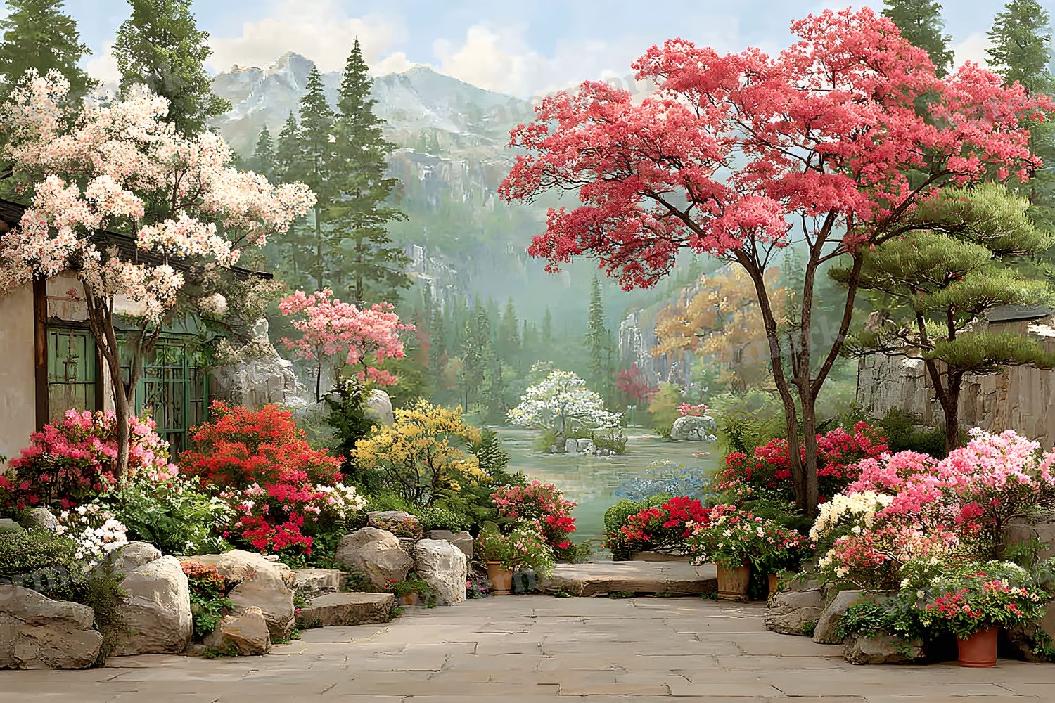 Alice Wonderland Magical Backdrop Images