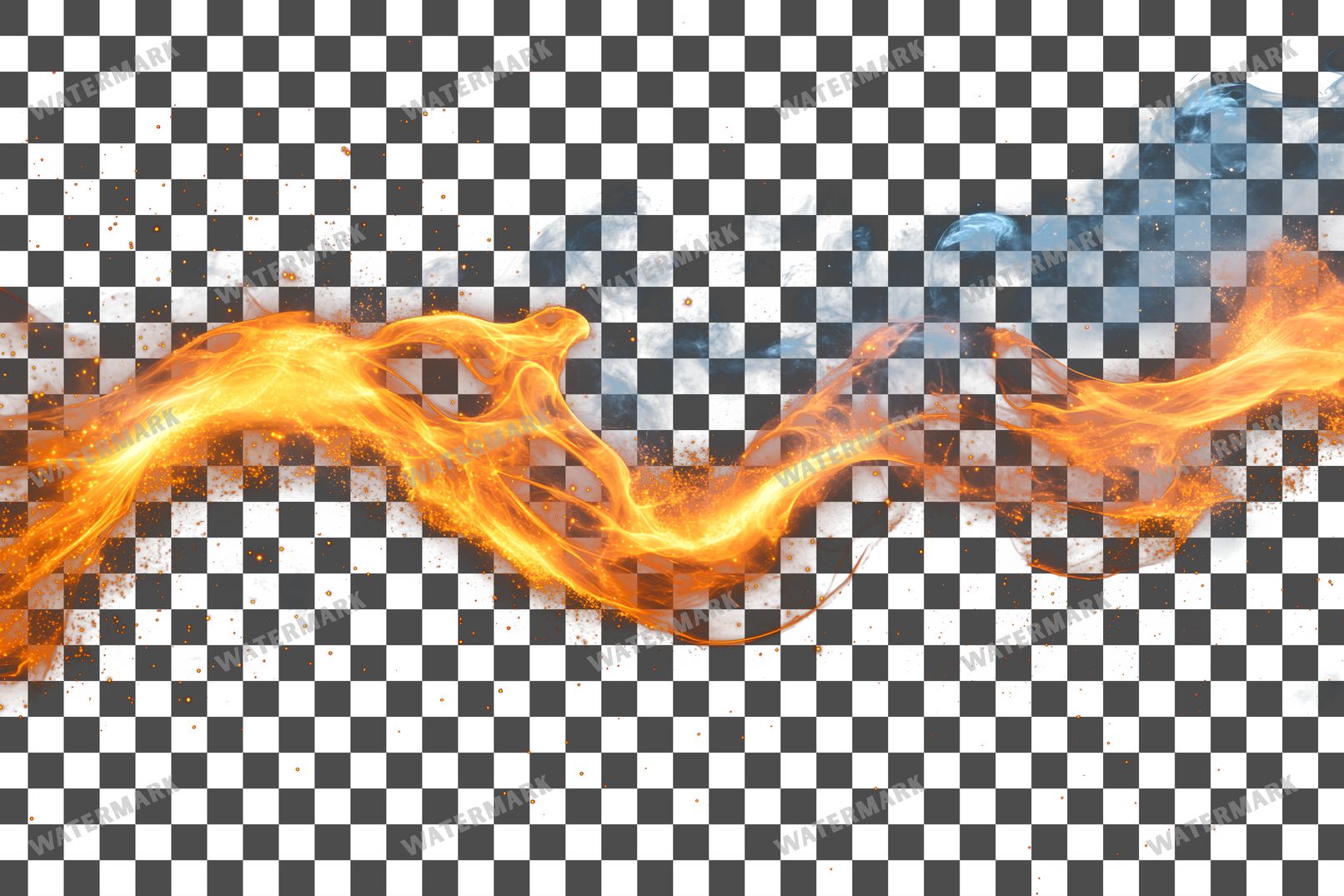 Amber Oil Flame Transparent Overlay Pngs