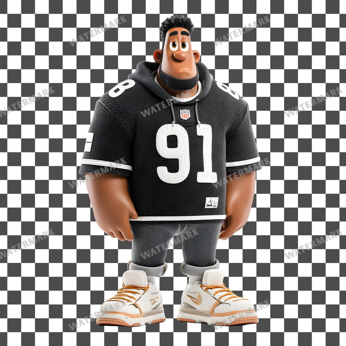 Athlete Character Clipart Pngs
