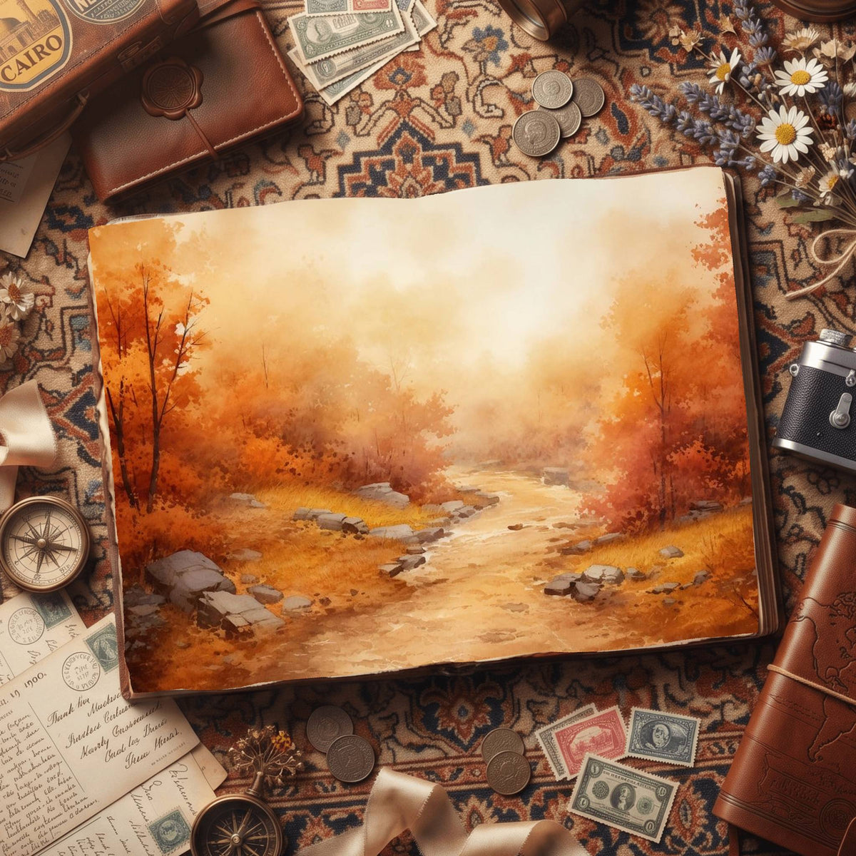 Autumn Landscapes Digital Papers