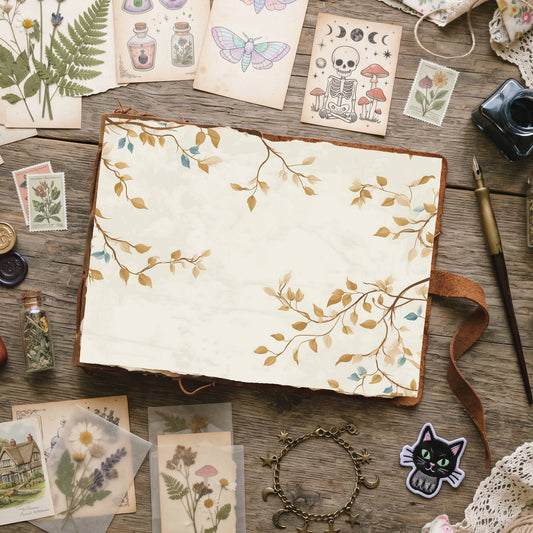Banyan Leaves Digital Papers