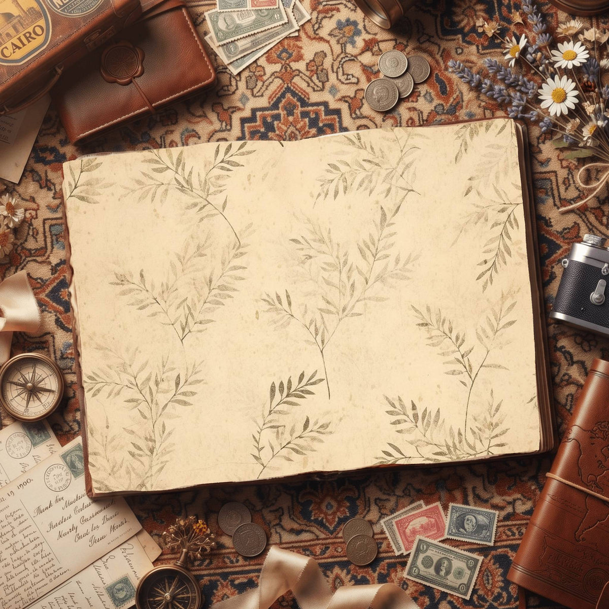 Basic Leaf Digital Papers
