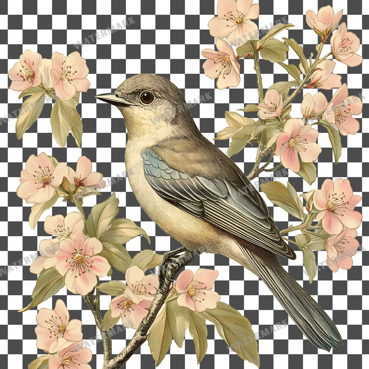 Birdti Vintage Style Clipart Pngs