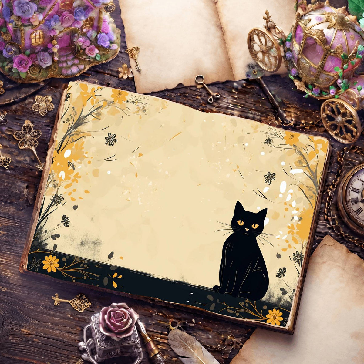 Black Cat Digital Papers