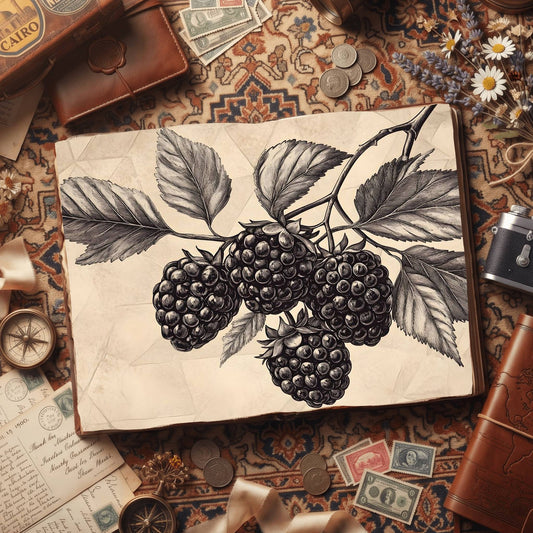 Blackberries Digital Papers