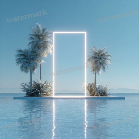Blue Gradientd Render Backdrop Images