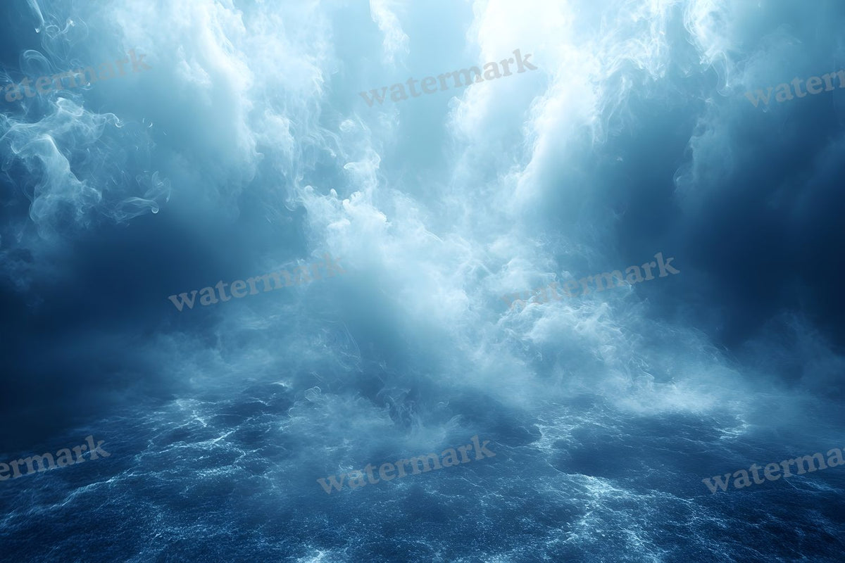 Blue Smoke Backdrop Images