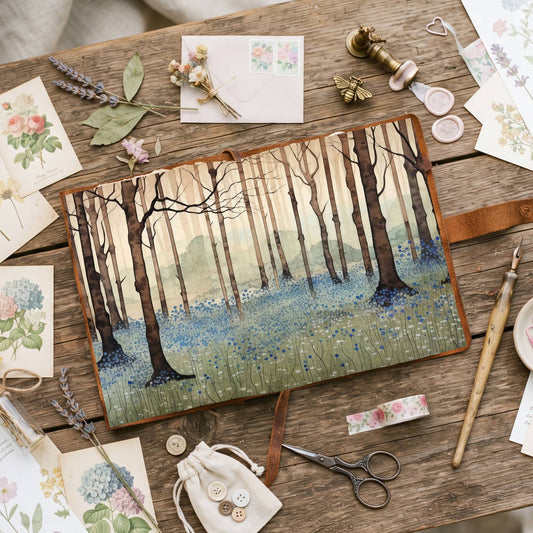 Bluebell Forest Digital Papers