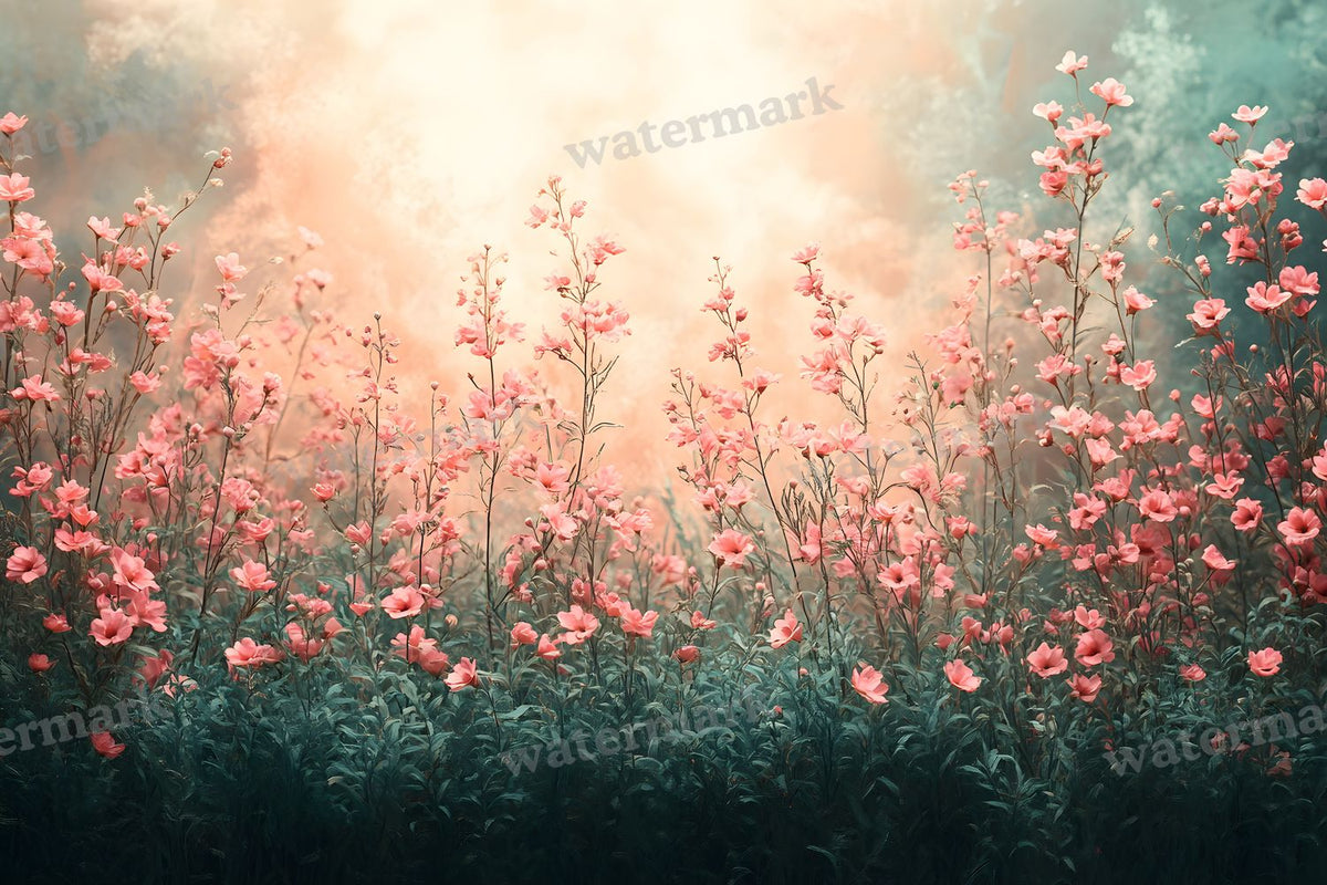 Blush Meadow Backdrop Images