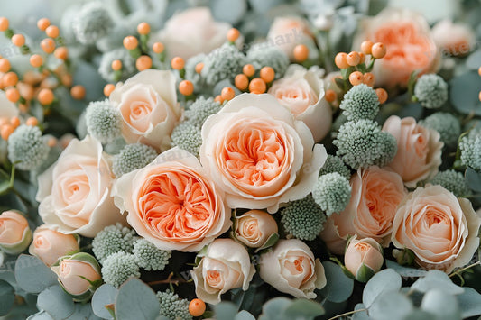 Blush Pink Roses Backdrop Images