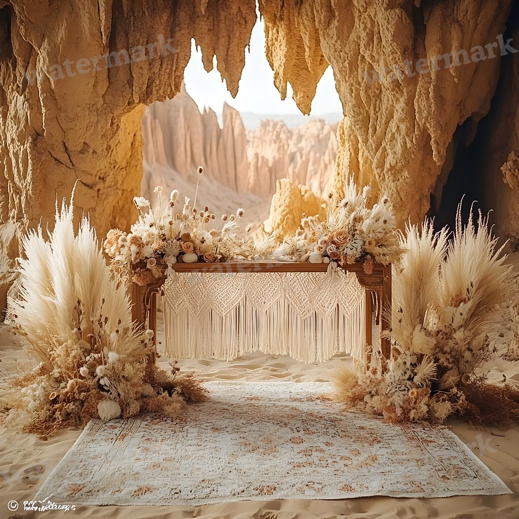 Bohemian Desert Backdrop Images