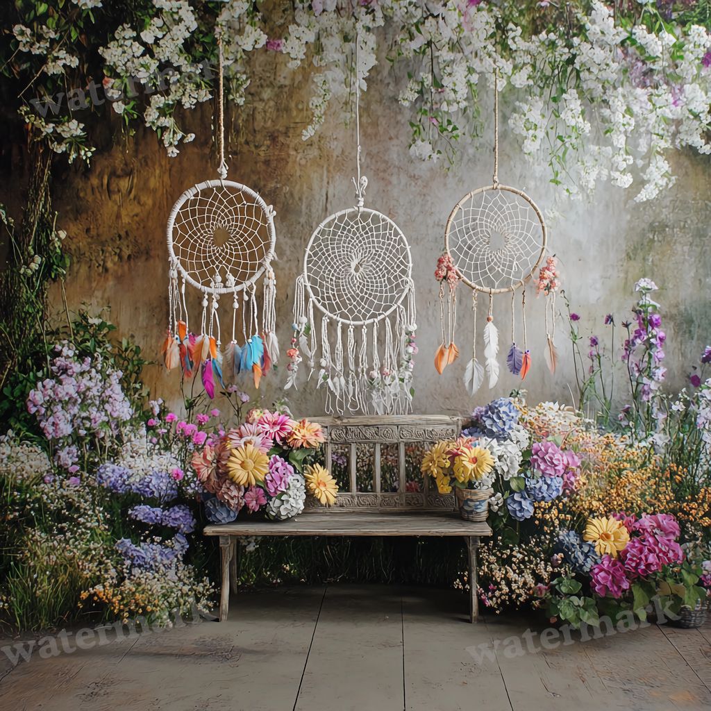 Bohemian Wedding Backdrop Images