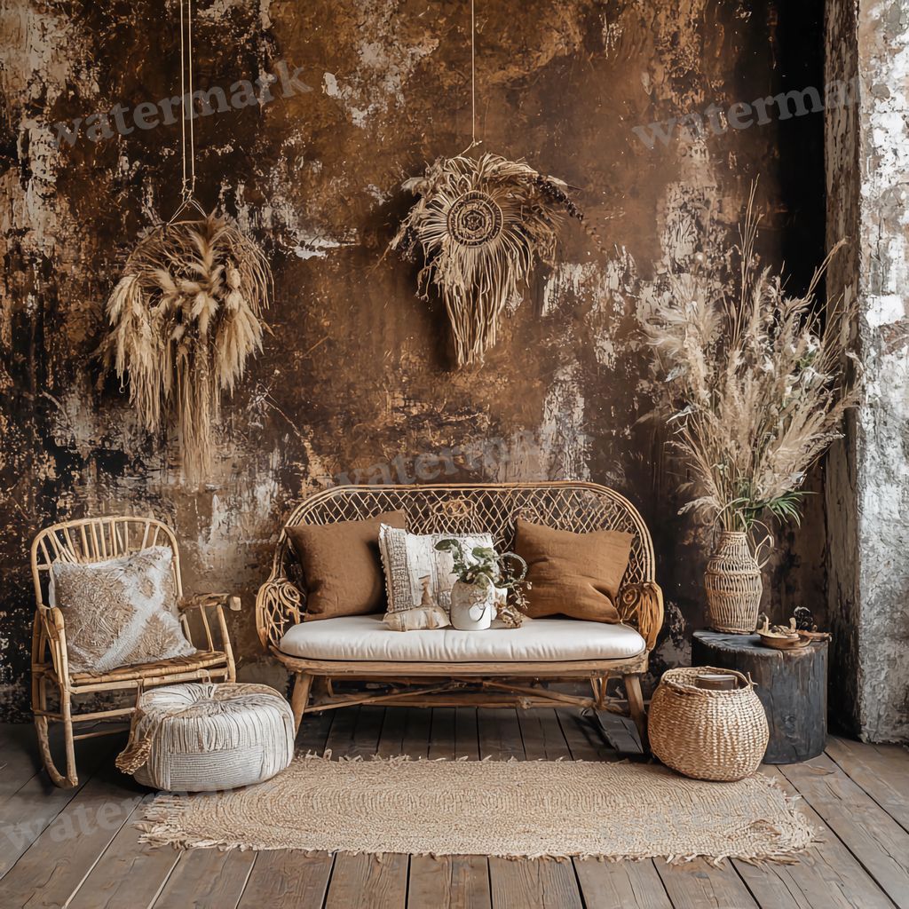 Boho Arches Backdrop Images