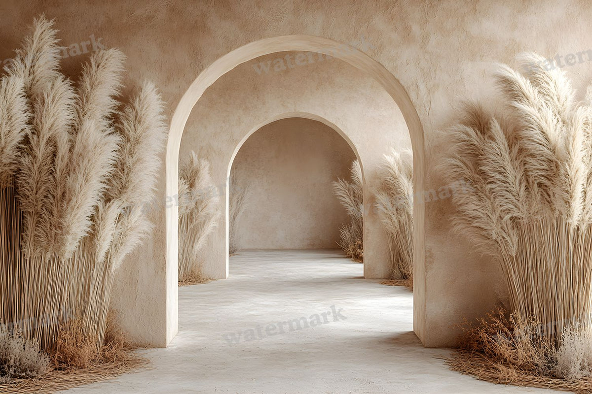 Boho Beige Backdrop Images