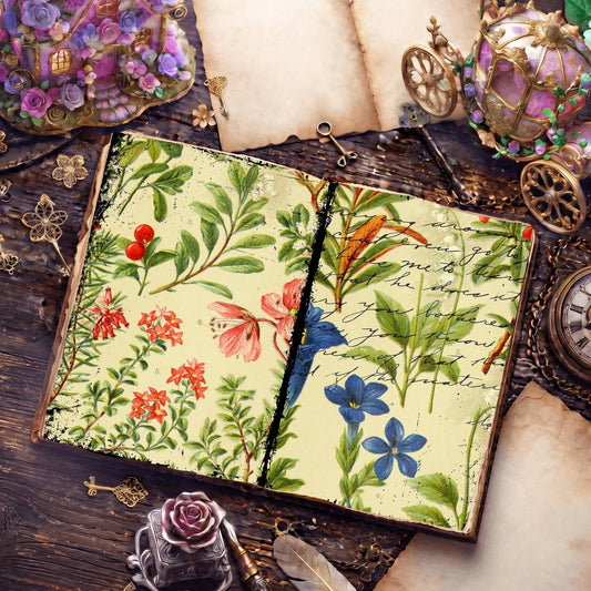 Botanical Illustrations Digital Papers