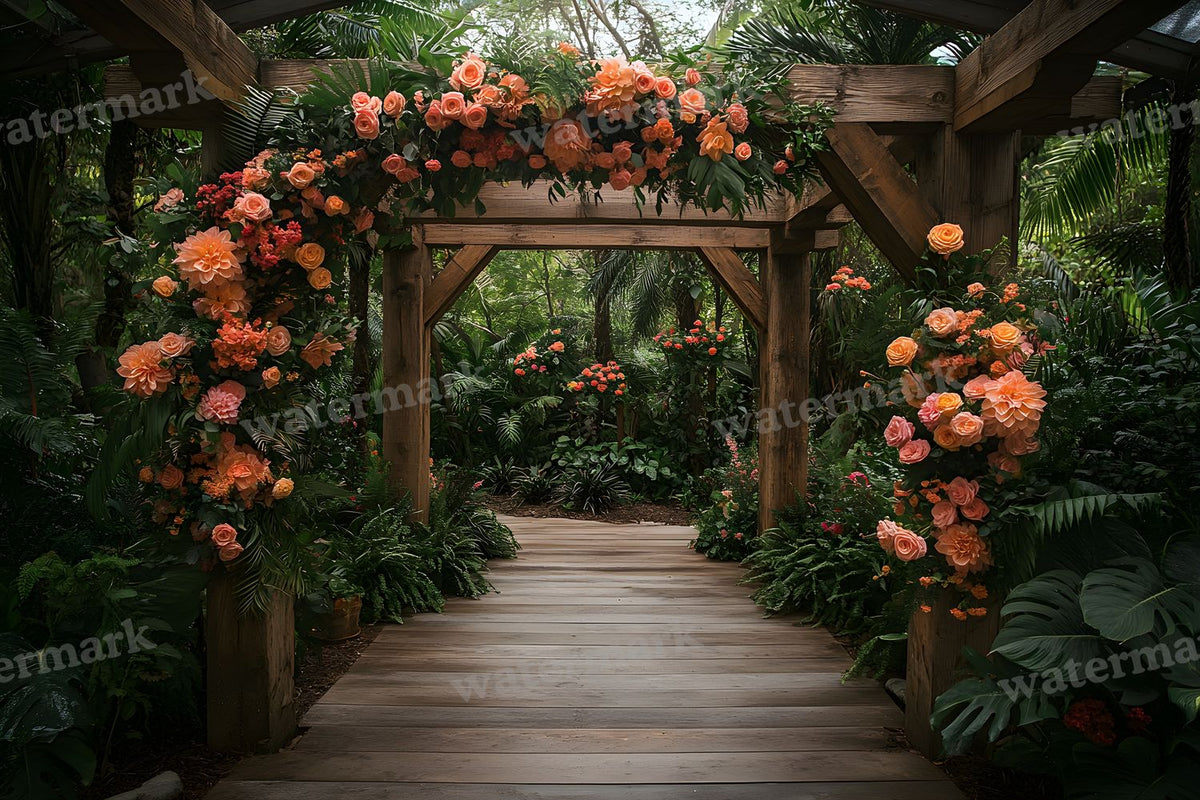 Botanical Wedding Backdrop Images