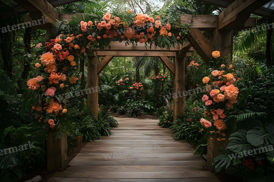Botanical Wedding Backdrop Images