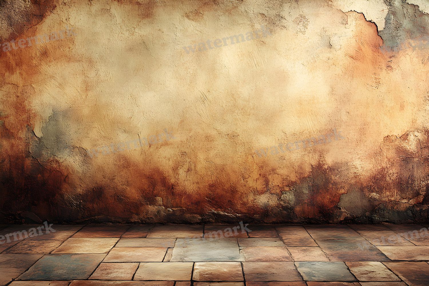 Burnt Amber Wall Backdrop Images