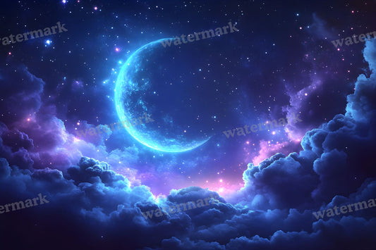 Celestial Glow Scene Backdrop Images