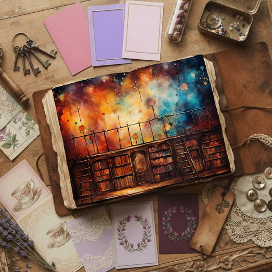 Celestial Library Digital Papers