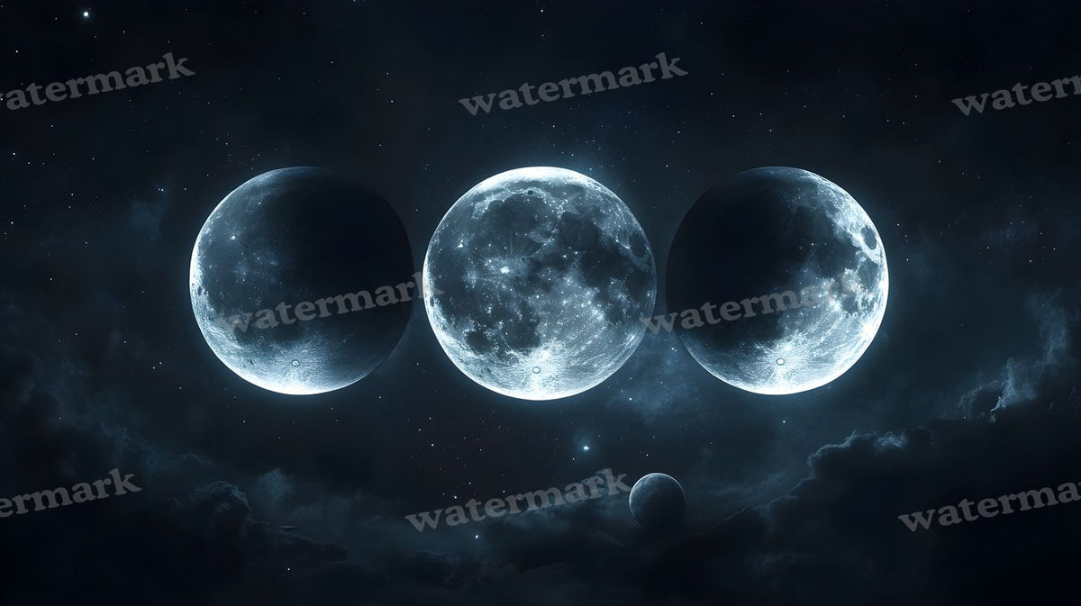 Celestial Moons Backdrop Images