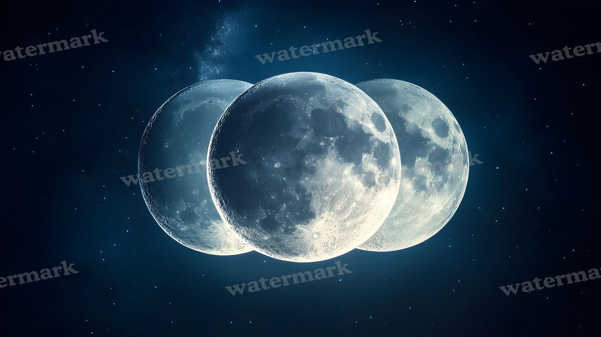 Celestial Moons Backdrop Images