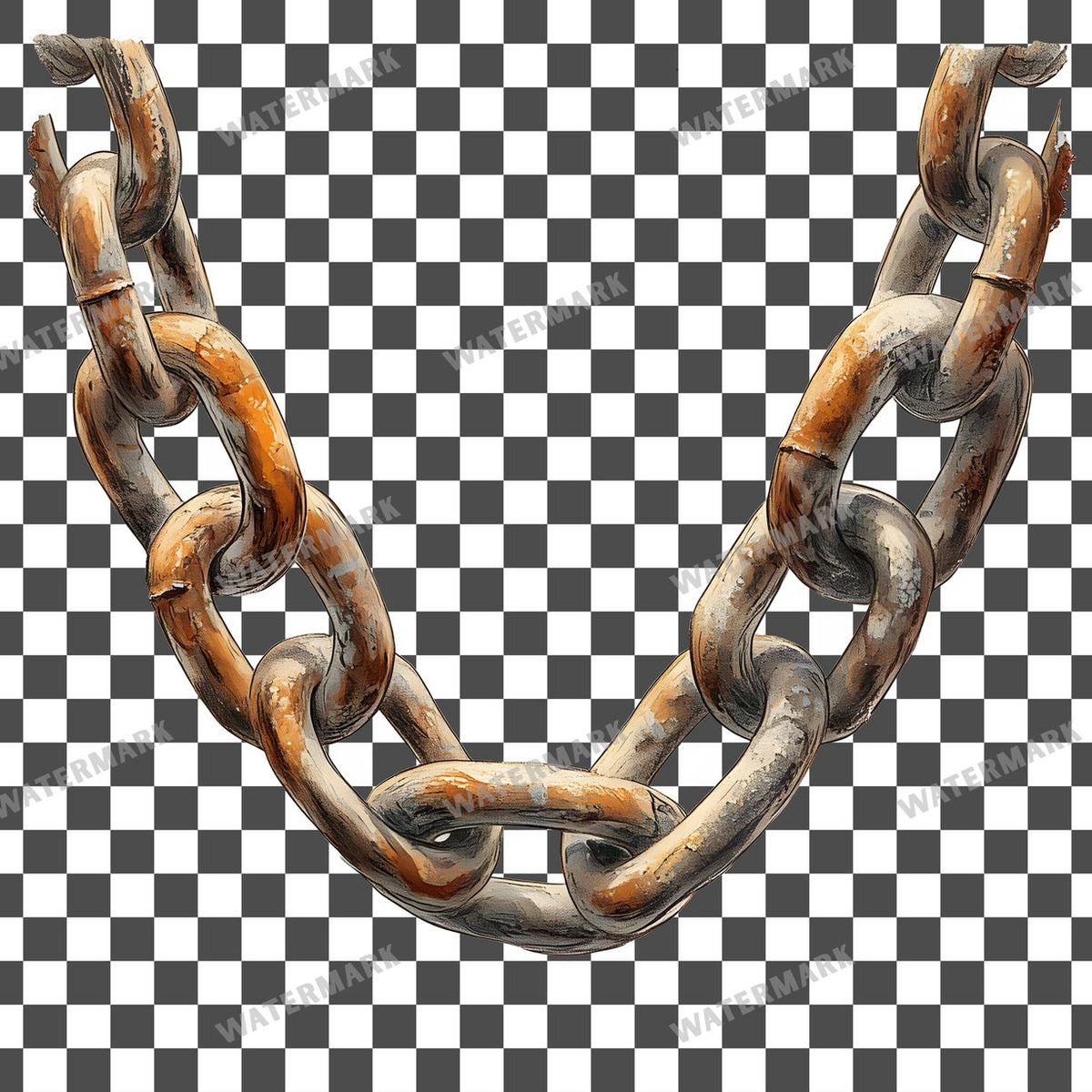 Chain Vintage Style Clipart Pngs