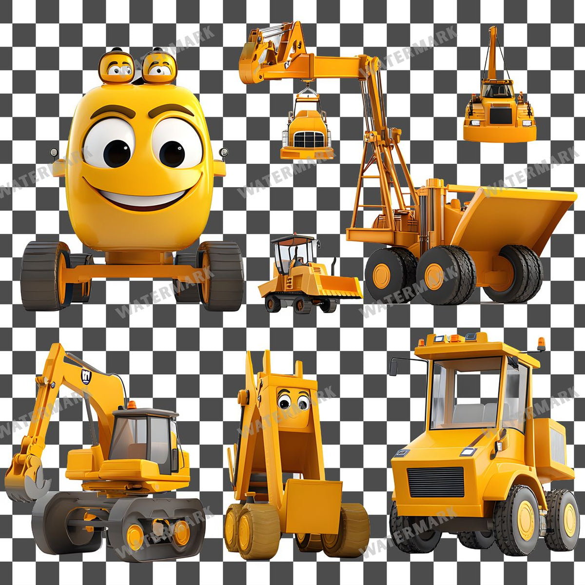 Charactersexpressive Faces Clipart Pngs