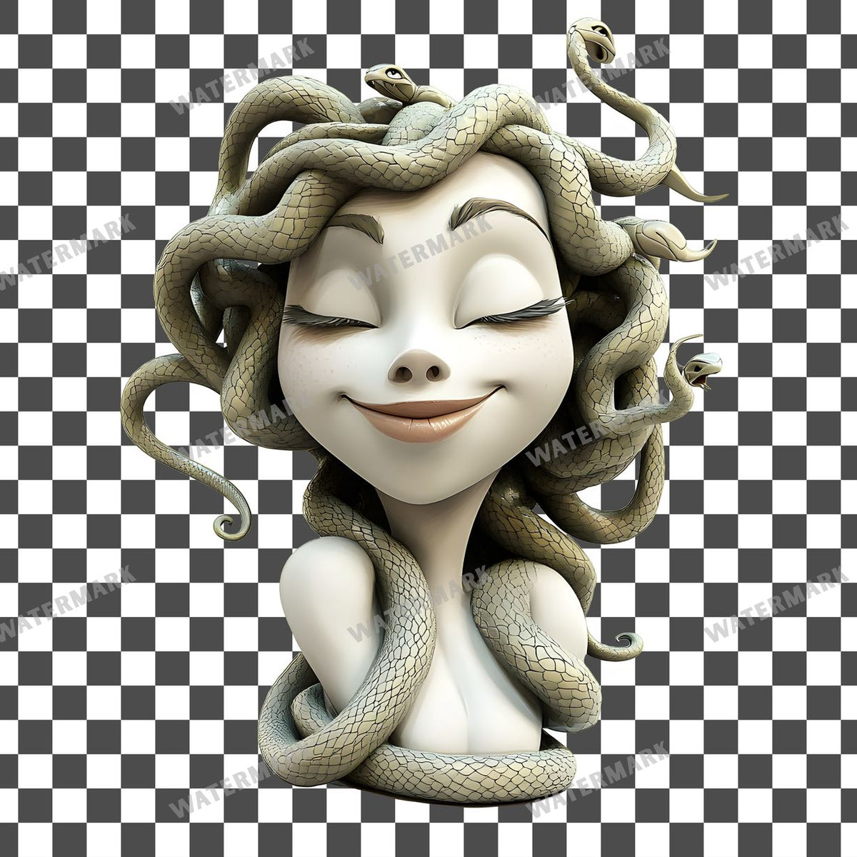 Charactersnake Hair Clipart Pngs