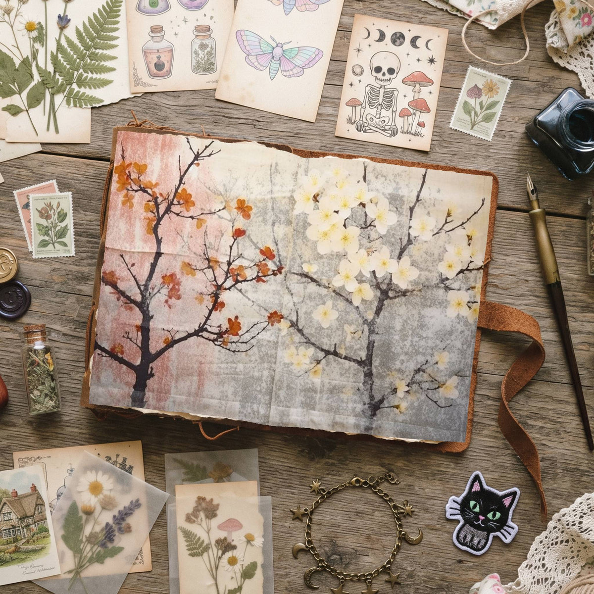 Cherry Blossoms Digital Papers