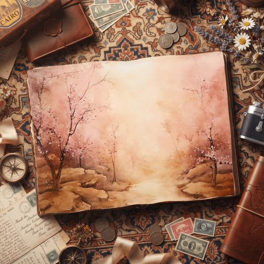 Cherryblossom Digital Papers