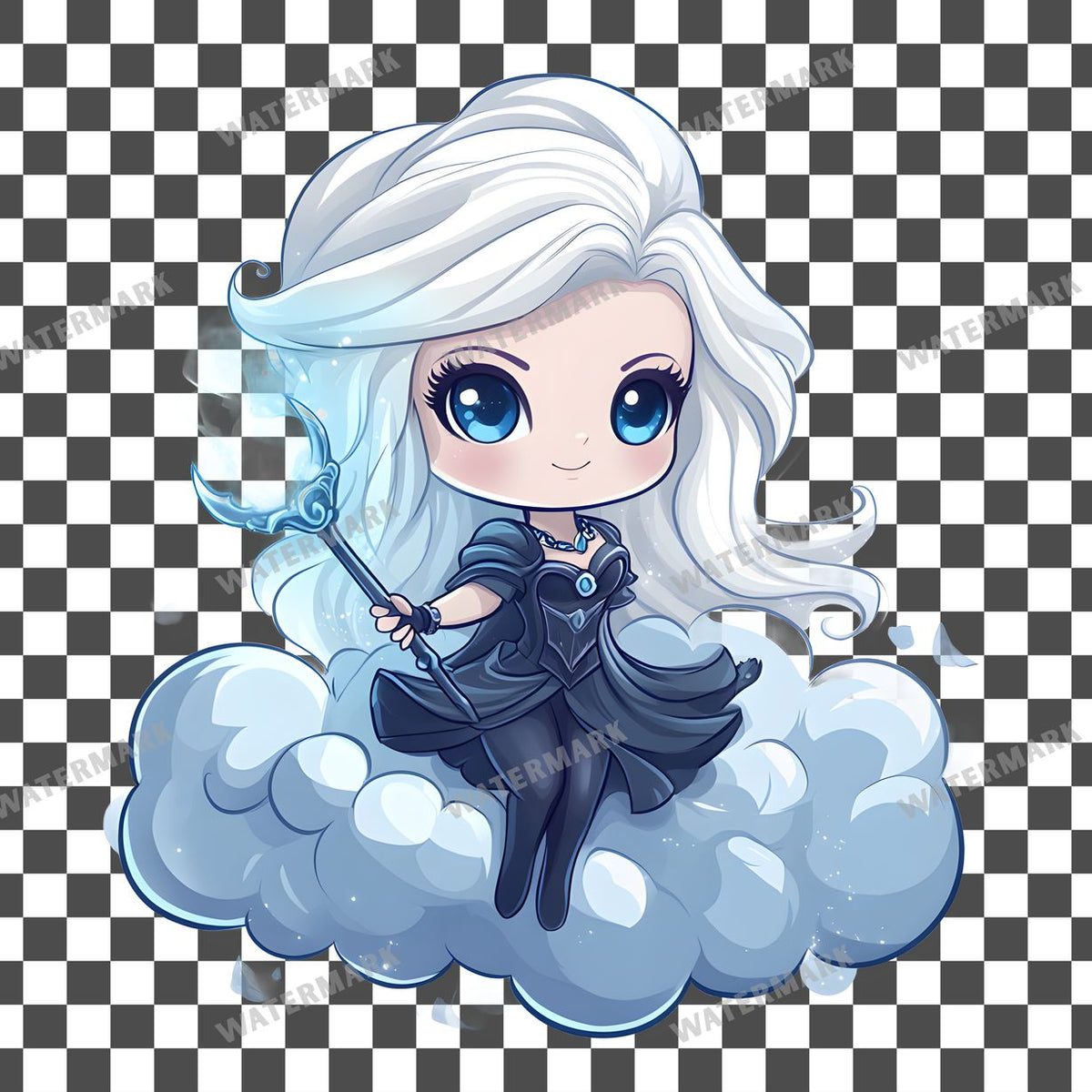 Chibi Cloud Clipart Pngs