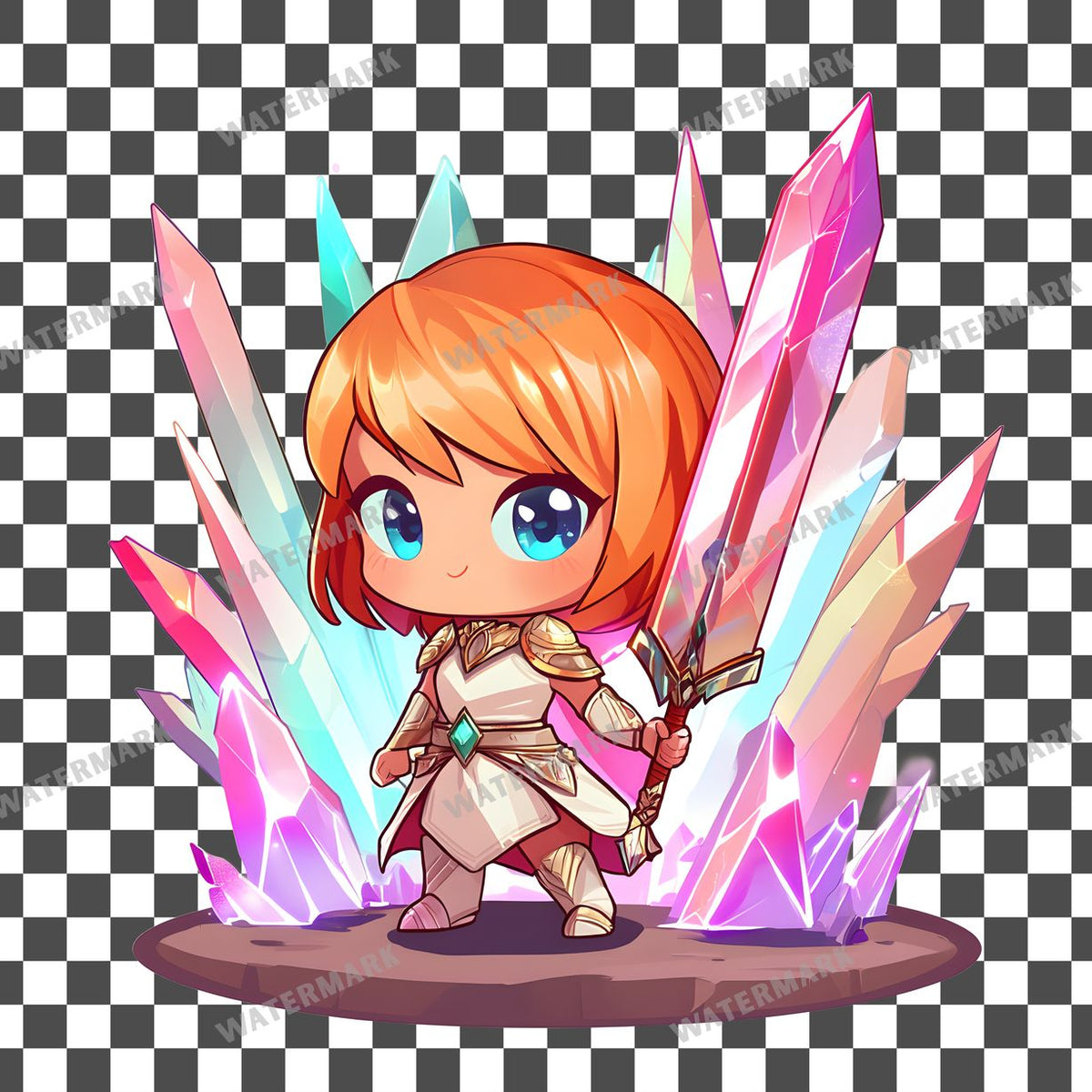Chibi Crystal Clipart Pngs