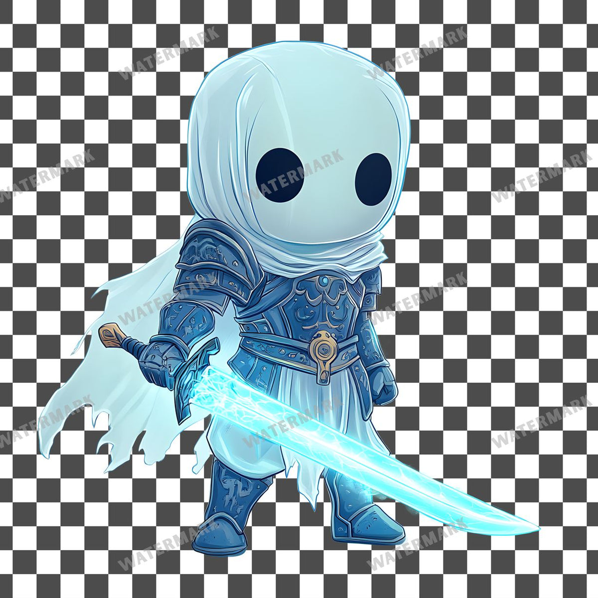 Chibi Ghost Clipart Pngs