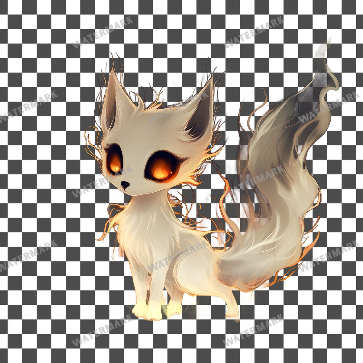 Chibi Ghostly Clipart Pngs