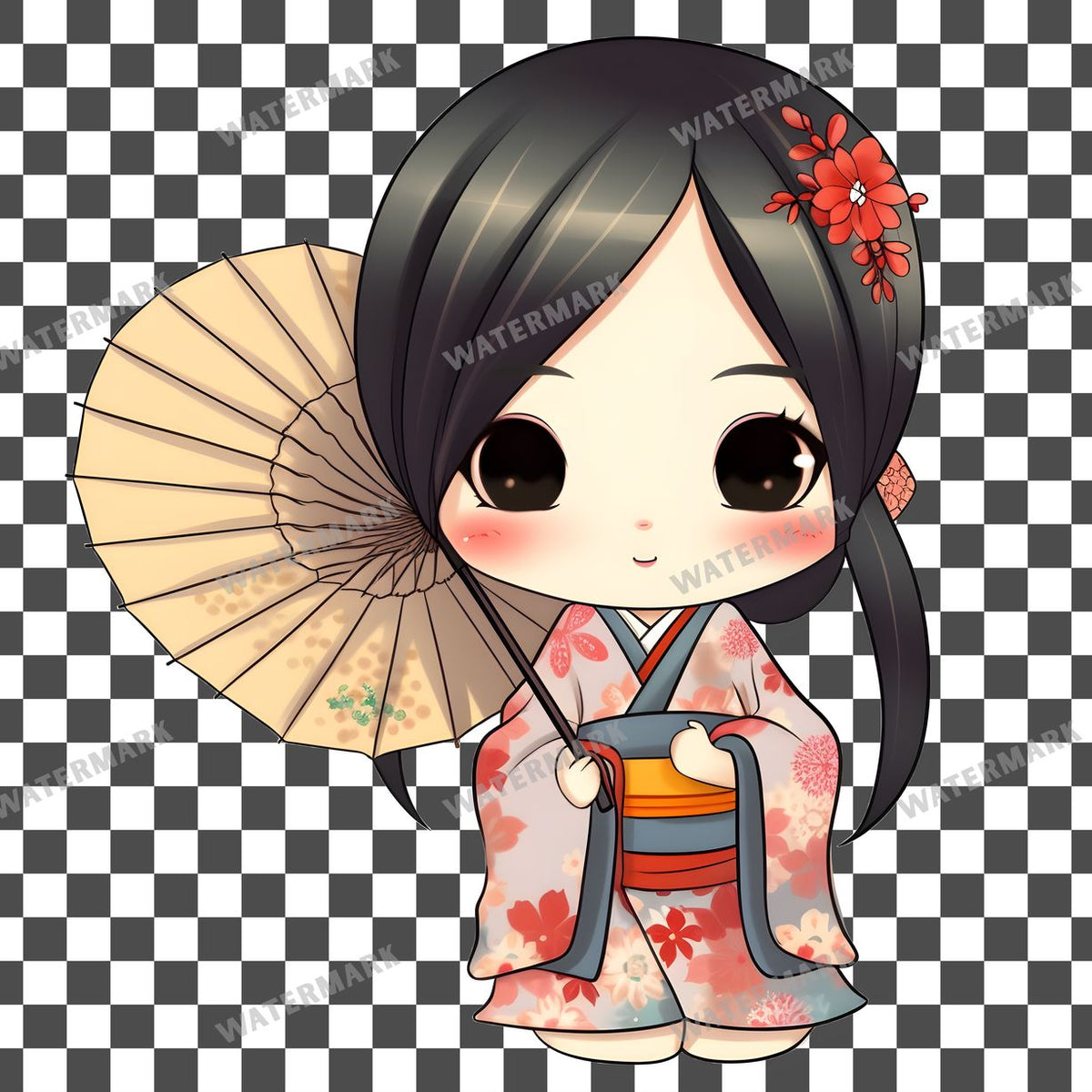 Chibi Girl Clipart Pngs