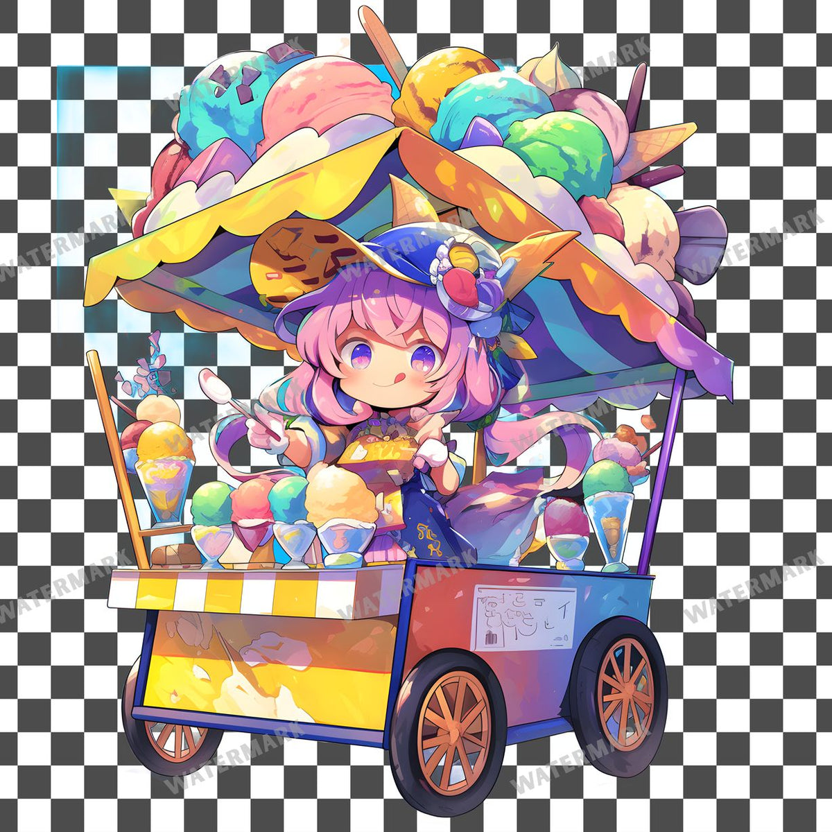 Chibi Ice Clipart Pngs
