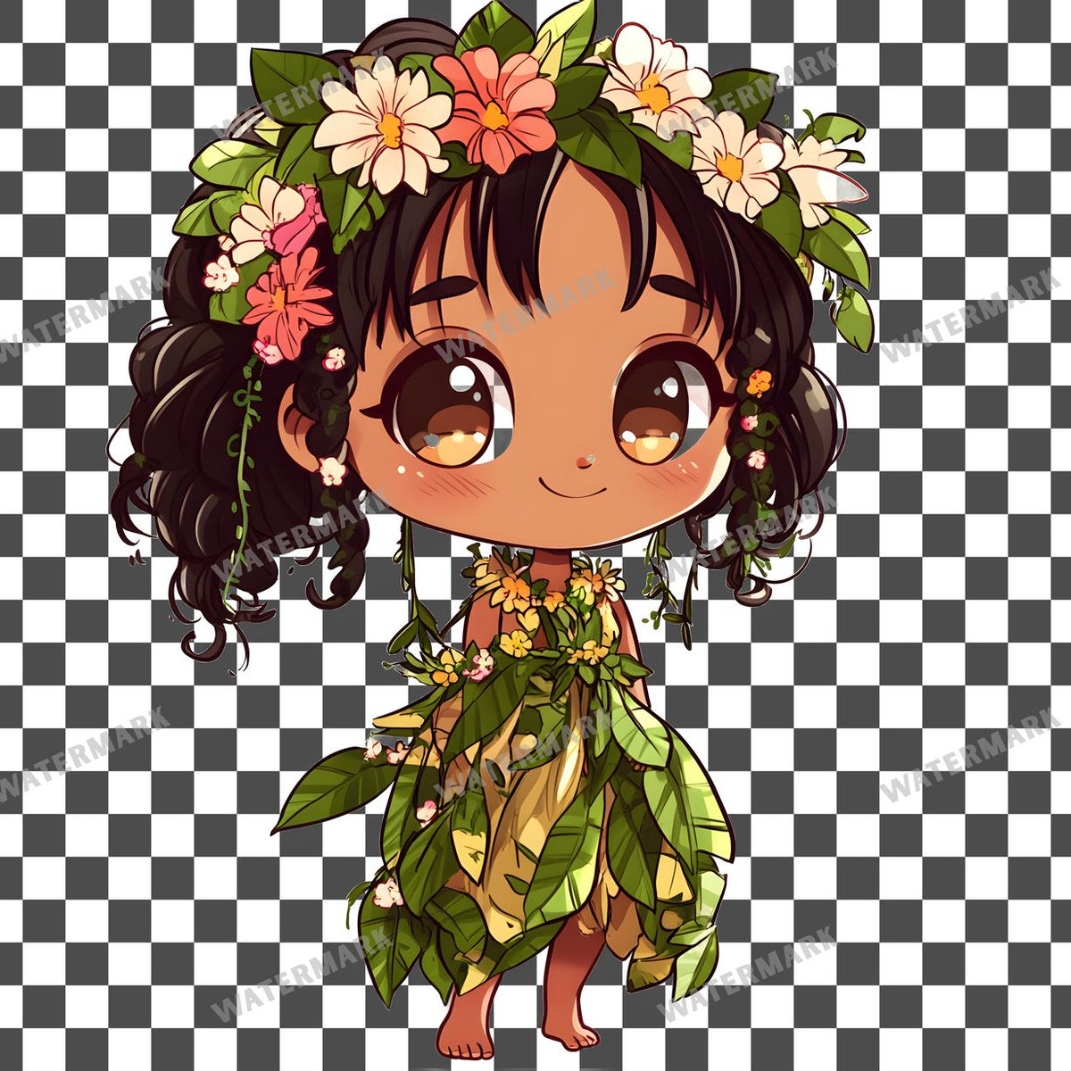 Chibi Jungle Clipart Pngs