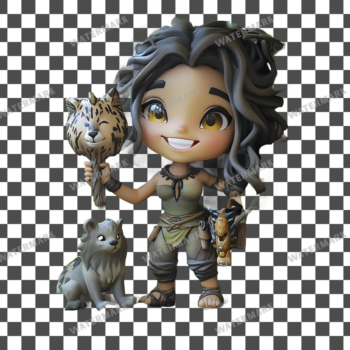 Chibi Jungle Clipart Pngs