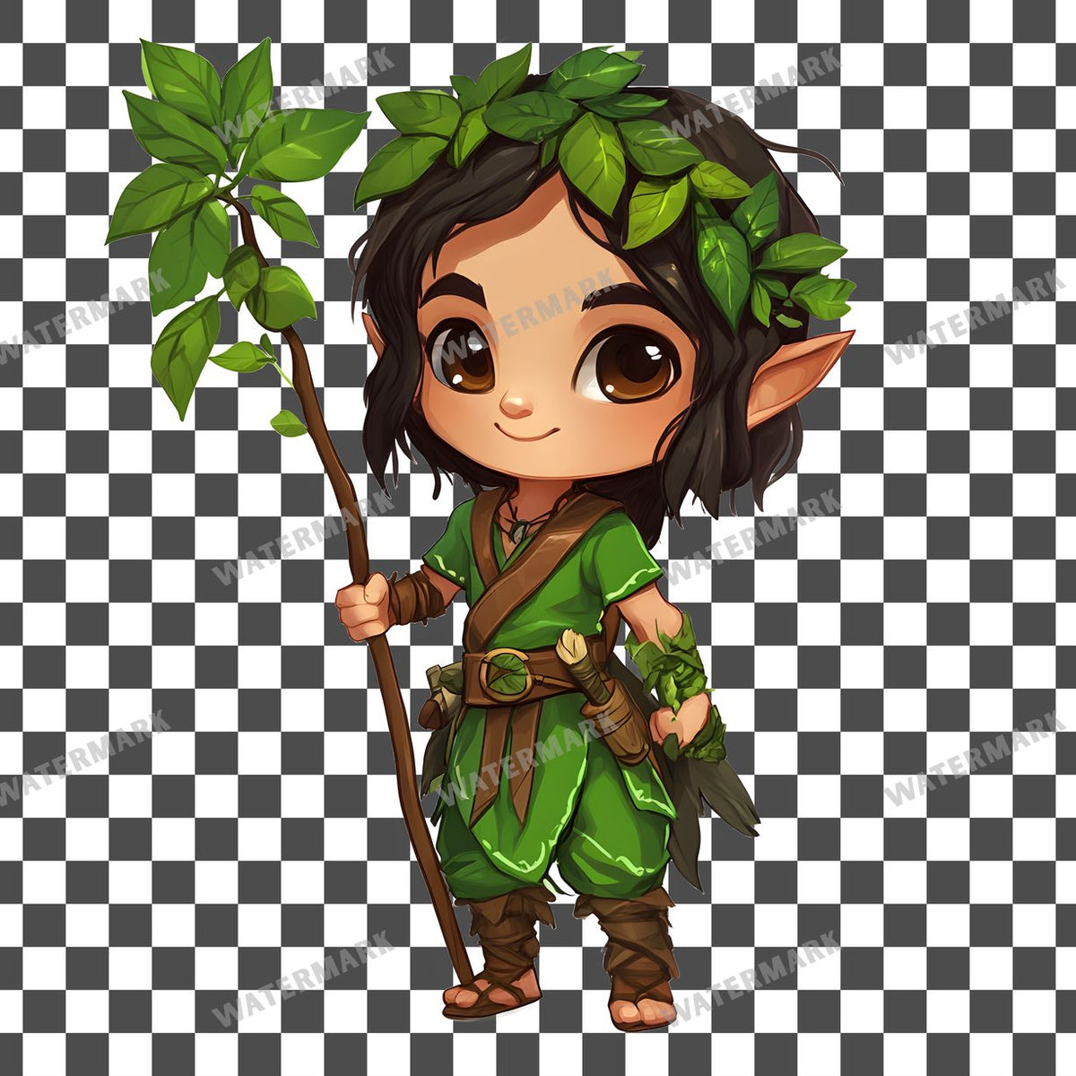 Chibi Jungle Clipart Pngs